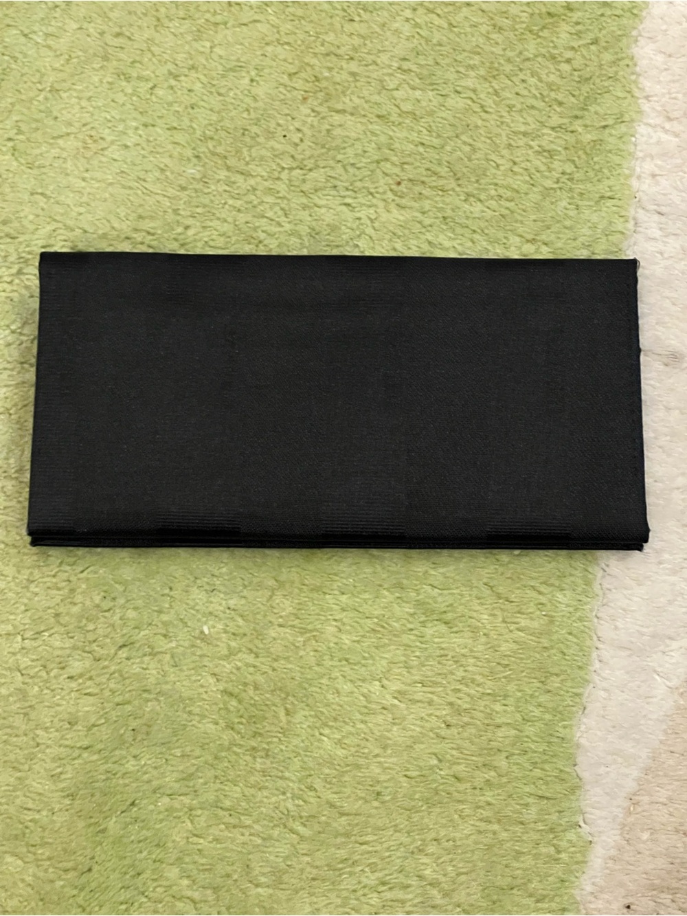 Vintage Fendi Striped Long Wallet w/ Checkbook Holder Zipper